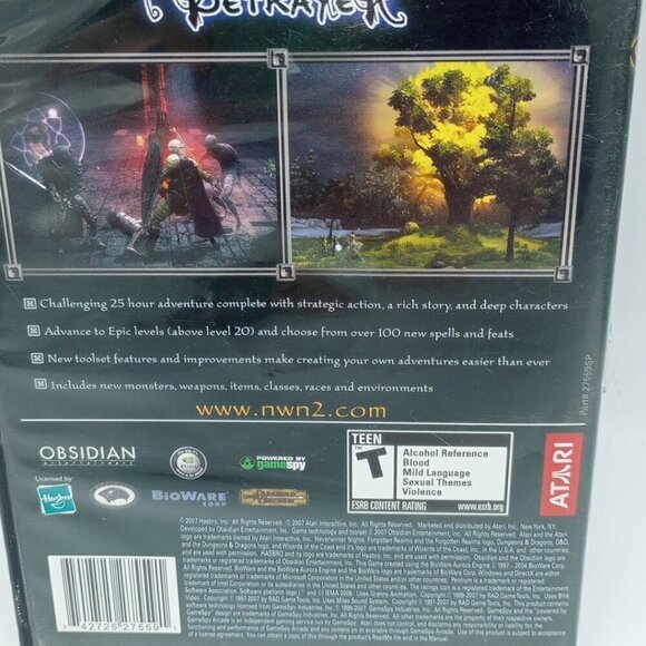 Forgotten Realms Neverwinter Nights 2 Expansion Pack PC (DVD Rom) Obsidian Atari - Picture 5 of 11